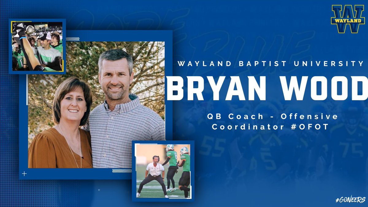 Please welcome our new Offensive Coordinator- Bryan Wood