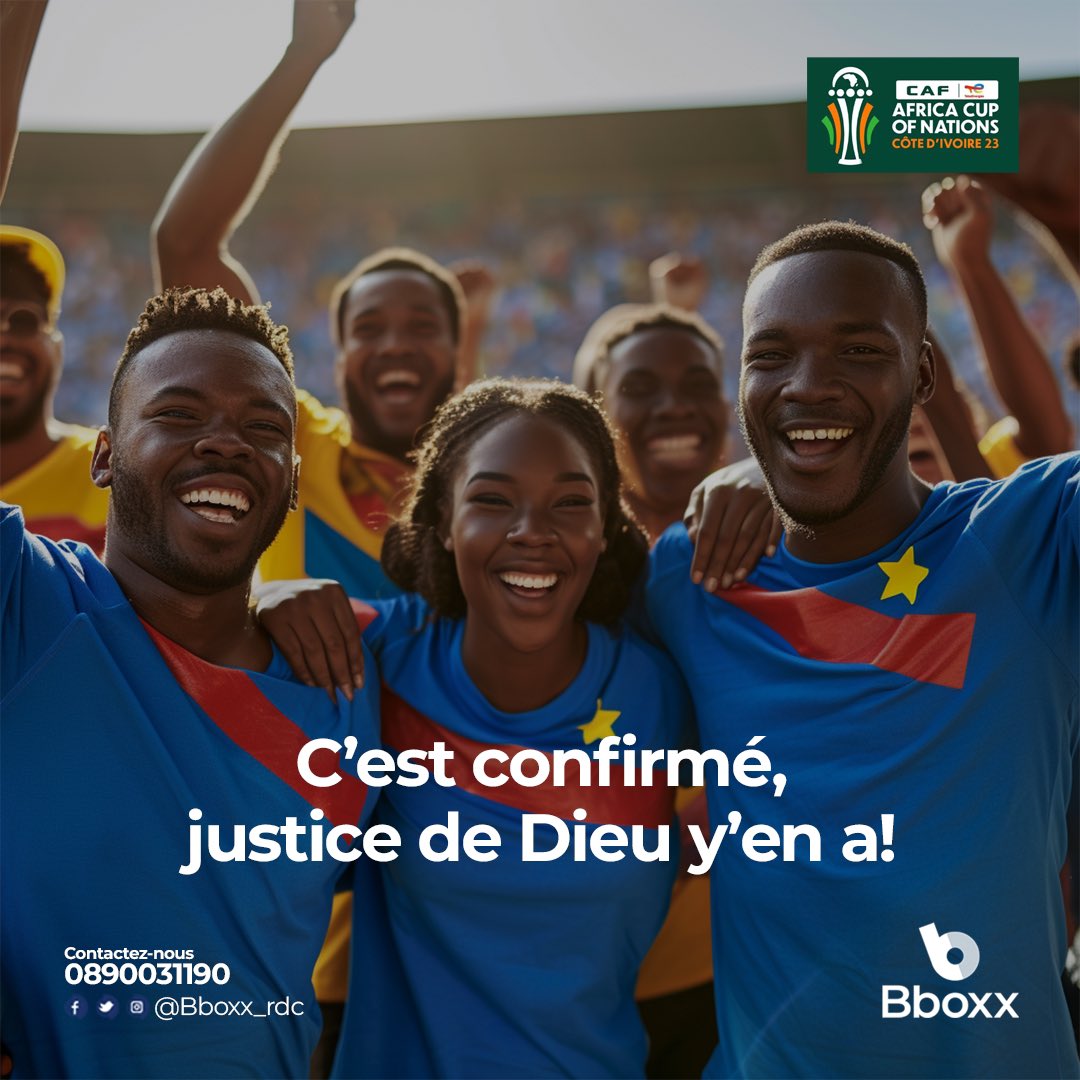 #CAN2023 

Les léopards qualifiés pour la demi-finale.

Bravo à nos champions ! 🥳🔥

#AFCON2024 #leopards <a href="/BBOXX_RDC/">Bboxx RDC</a>