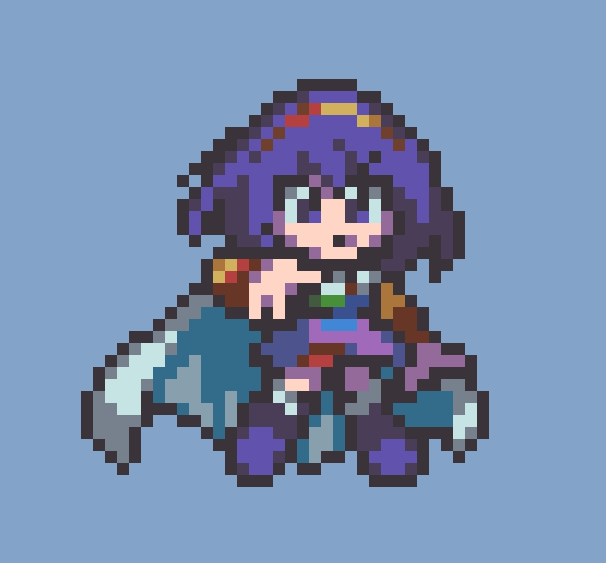 Midomochi_x's tweet photo. 天弓千亦。
#東方Project #ドット絵 #pixelart https://t.co/IVz5S8CgxS