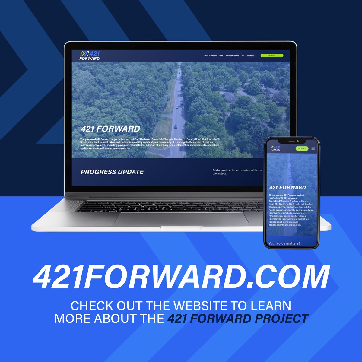 Are you interested in learning more about the 421 Forward project? Visit our website: 421forward.com