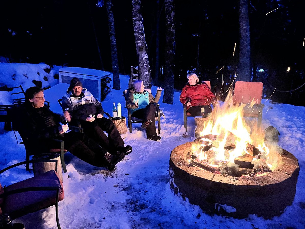 Over_theYardarm's tweet photo. A walk in the woods followed by soup around the fire. #retiredliving https://t.co/YS4iucCVAb
