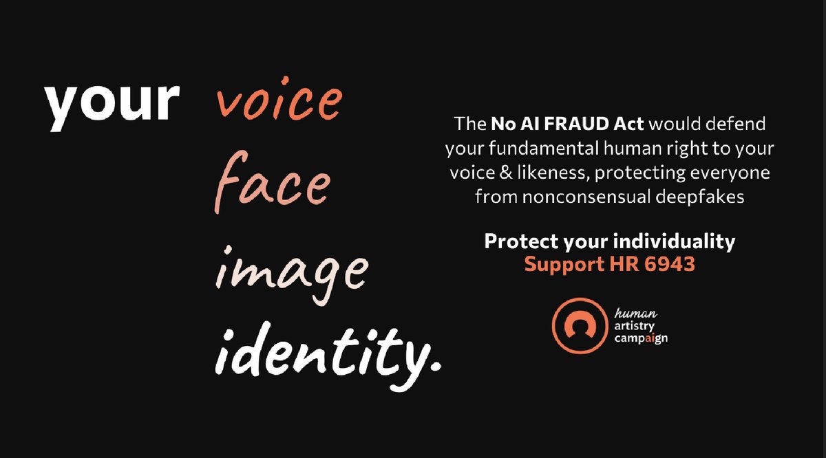 🙏🏼 <a href="/human_artistry/">Human Artistry Campaign</a> <a href="/artistrightsnow/">Artist Rights Alliance</a>