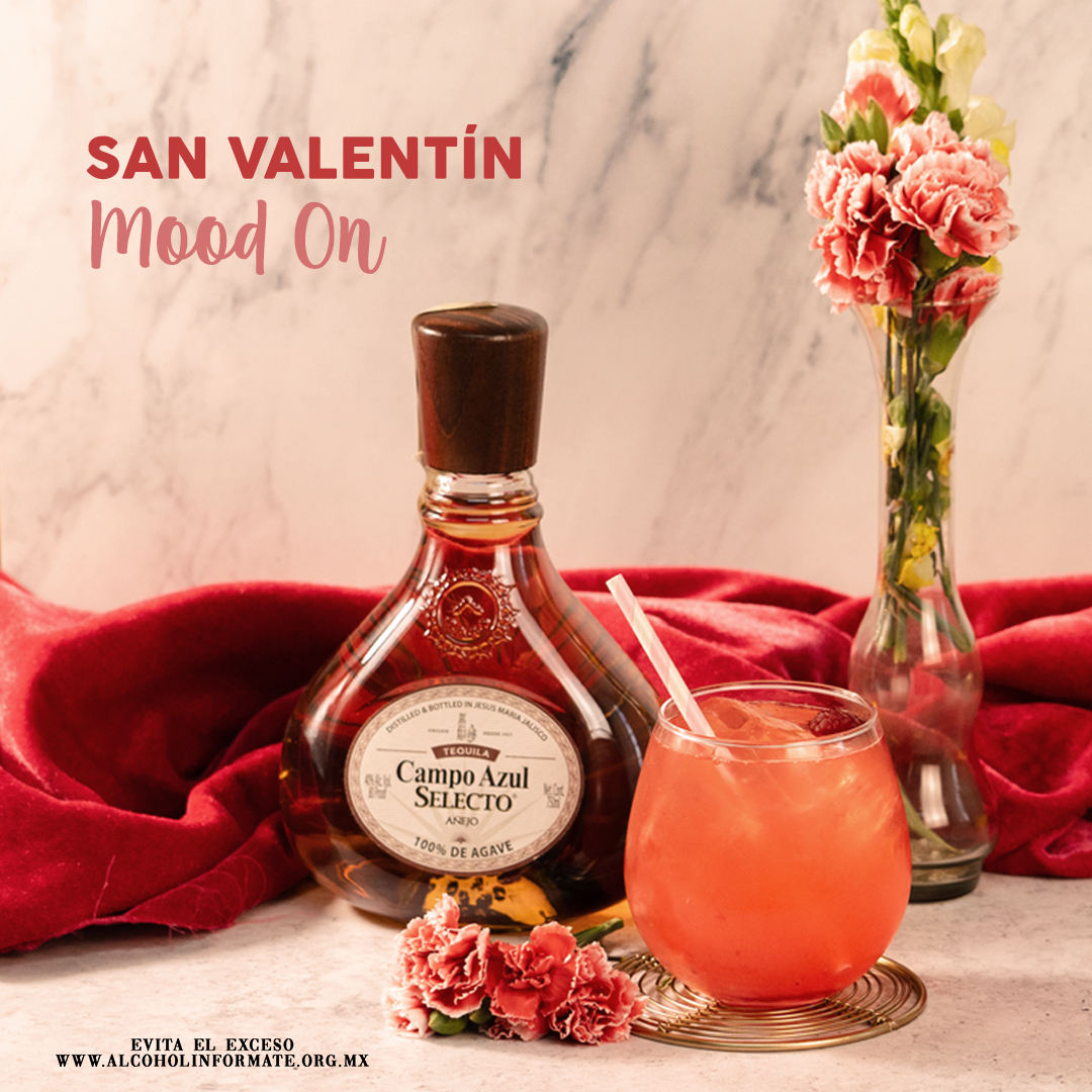 ¡San Valentín Mood On!
Perfect Date? Claro que con Tequila Campo Azul.
Feliz Día de del amor y la amistad. <3