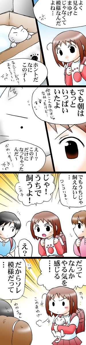 お風呂屋さん家族がネコちゃんをひろう 2/4