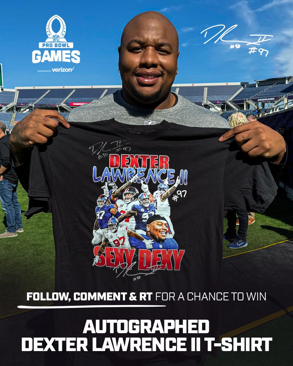 Who wants an exclusive autographed Sexy Dexy shirt?! 🔥 

Follow, comment &amp; RT for a chance to win ‼️