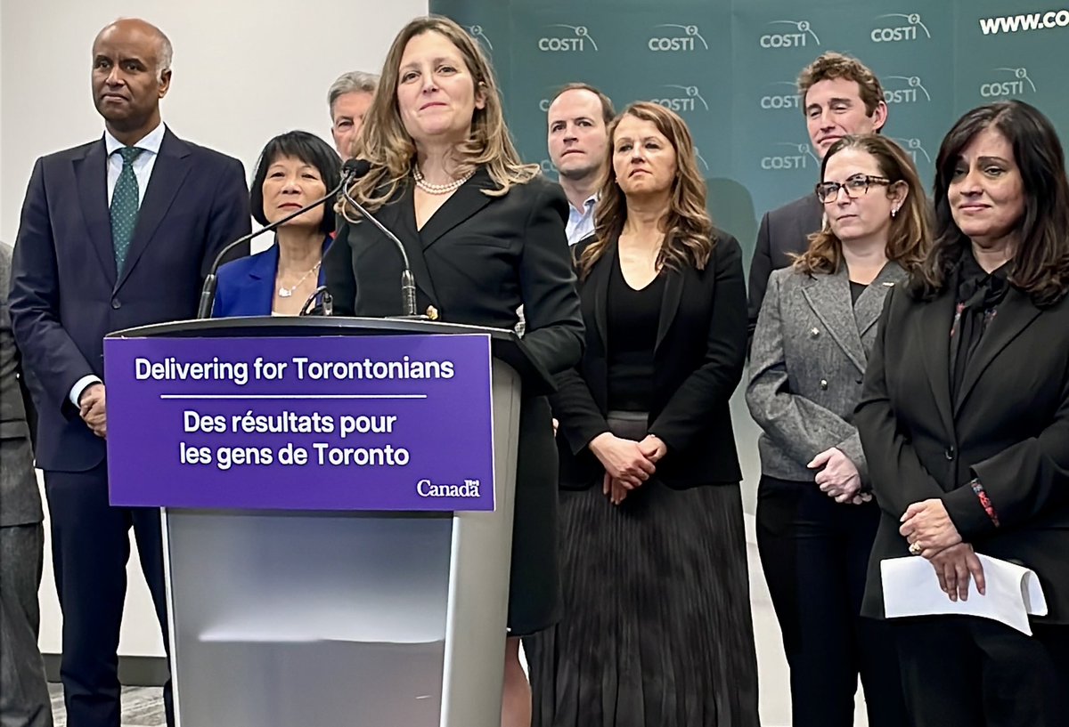 cafreeland's tweet photo. For millions of people Toronto is a place to call home. We are working closely with Mayor @oliviachow and today we announced new support to help house the most vulnerable. And we will keep working hard, together, to do even more for our city. https://t.co/NiHGzBBeVD