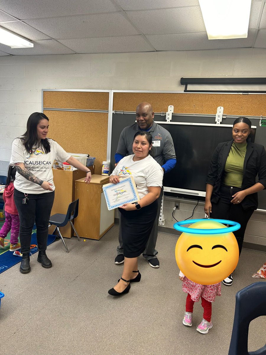 Definitely grateful for our partnership with Becauseican! We had our first two parents graduate from our tech classes. We are community strong for our kids!