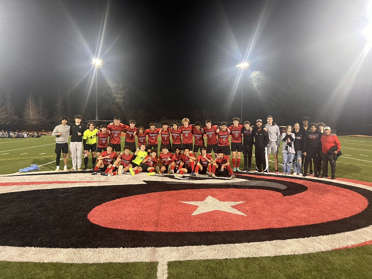 Great team win last night for districts. On to regionals. #CDS_athletics