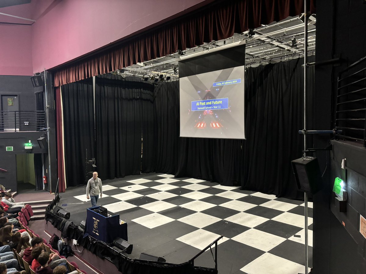 ICT_2xl's tweet photo. Diolch yn fawr to Simon Lovell-Jones from @cardiffmet for the insightful talks on AI to Year 11 &amp; 13. Scan the QR code to be updated with relevant events from Cardiff Met Uni. https://t.co/6O3lTOiuQ1
