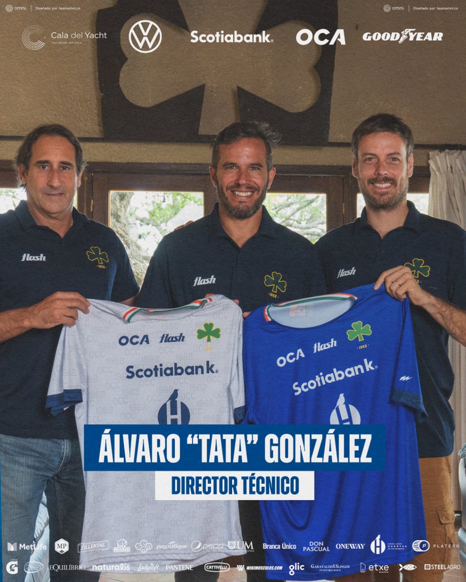 Bienvenido Álvaro "Tata" González @tatagonzalezoficial ☘️

Director técnico de <a href="/occfutbol/">Old Christians Club - Futbol⚽️</a> ⚽

#occ #vamosazules #siempreazulado #oldchristiansclub #futbol