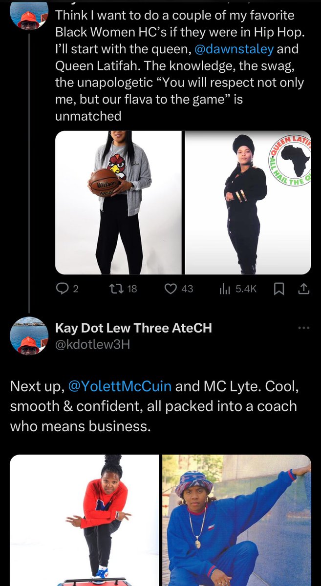 kdotlew3H's tweet photo. If the battle of 2 of college basketball’s most polarizing / influential coaches were a rap battle, it’s this that’s coming up on Sunday.

@dawnstaley @YolettMcCuin 

#DonDeMarco #URL #SmackDVD https://t.co/6XrowBiITc