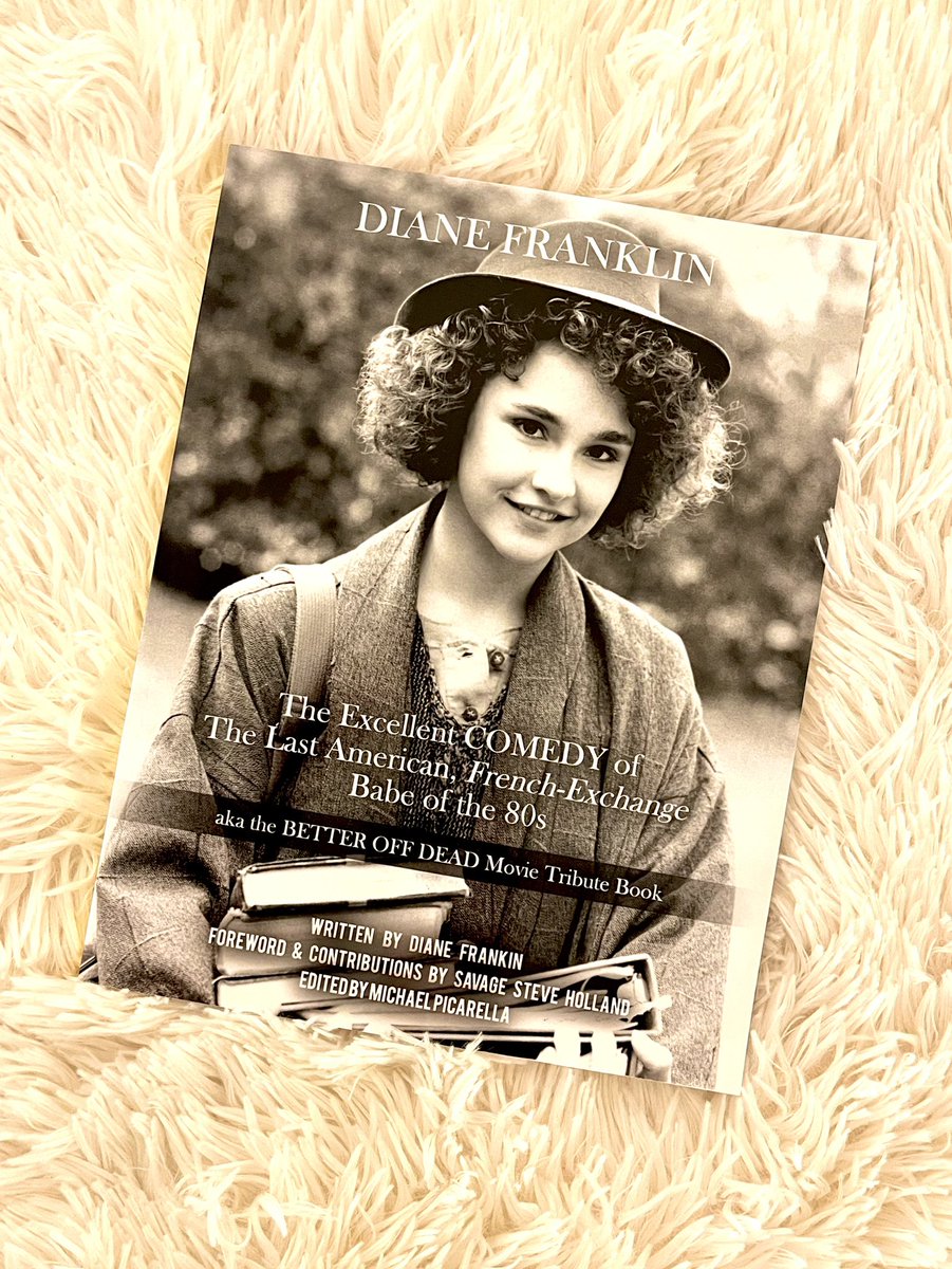 Signed at DianeFranklin.com.🎩

#betteroffdead #movie #film #80s #comedy #tribute #book #BooksWorthReading #bookstagram #x #nostalgia #love #memories