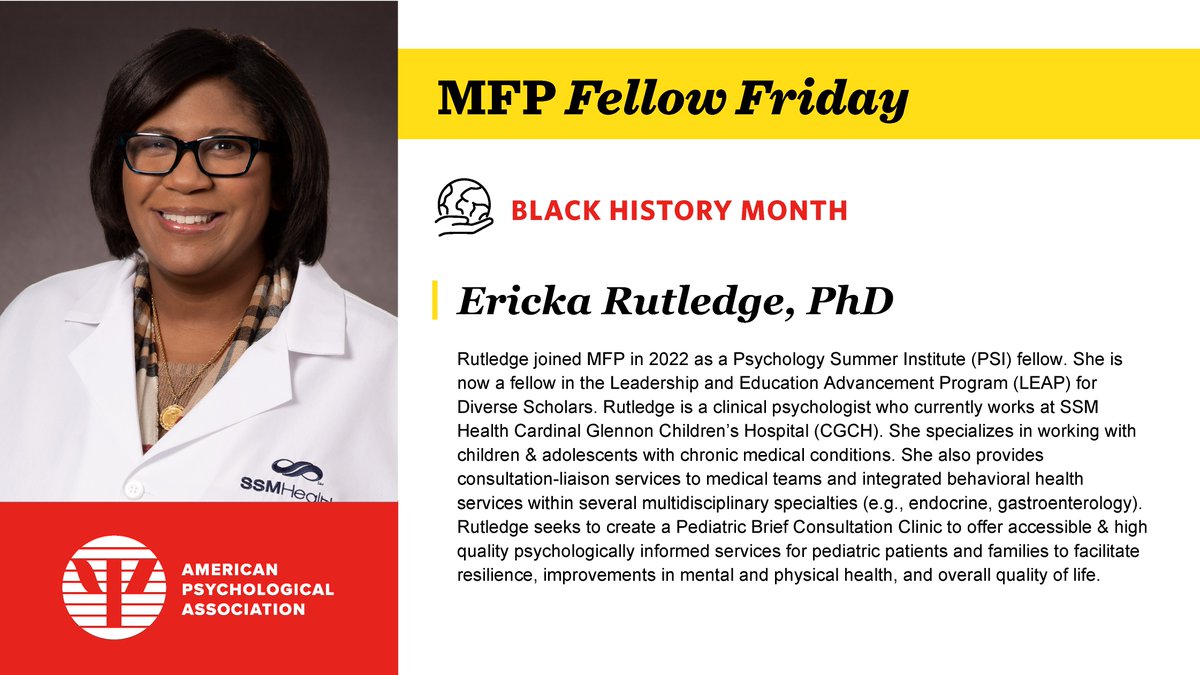 APA Minority Fellowship Program tweet media