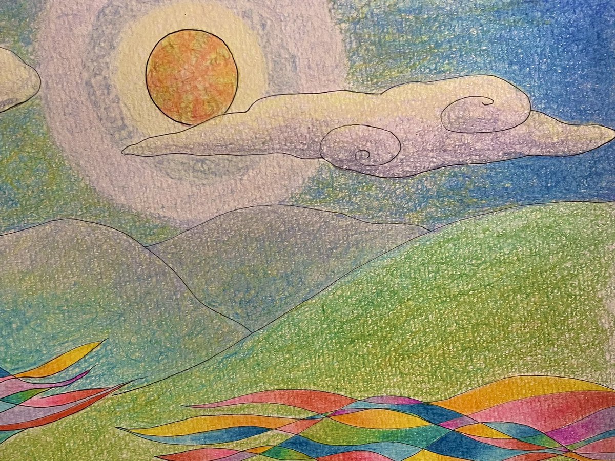 Akaneart2's tweet photo. いろえんぴつが〜っ

絵本にでてきそうな
優しい世界を描いてみました♩

#色鉛筆画 
#色えんぴつアート 
#優しい色 
#えほんの世界 https://t.co/pFf2J77Riy