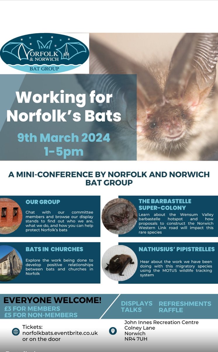 Disregard the attempts made by <a href="/NorfolkCC/">Norfolk County Council</a> to undermine solid evidence supporting the existence of a super colony of Barbastelle bats in Norfolk. Don't let them discredit the work of a respected ecologist. Come along and personally experience the truth about this remarkable