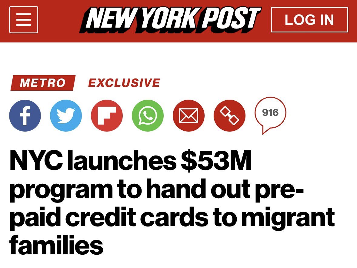 Half of Americans have less than $500 in emergency savings.

Meanwhile in New York City…