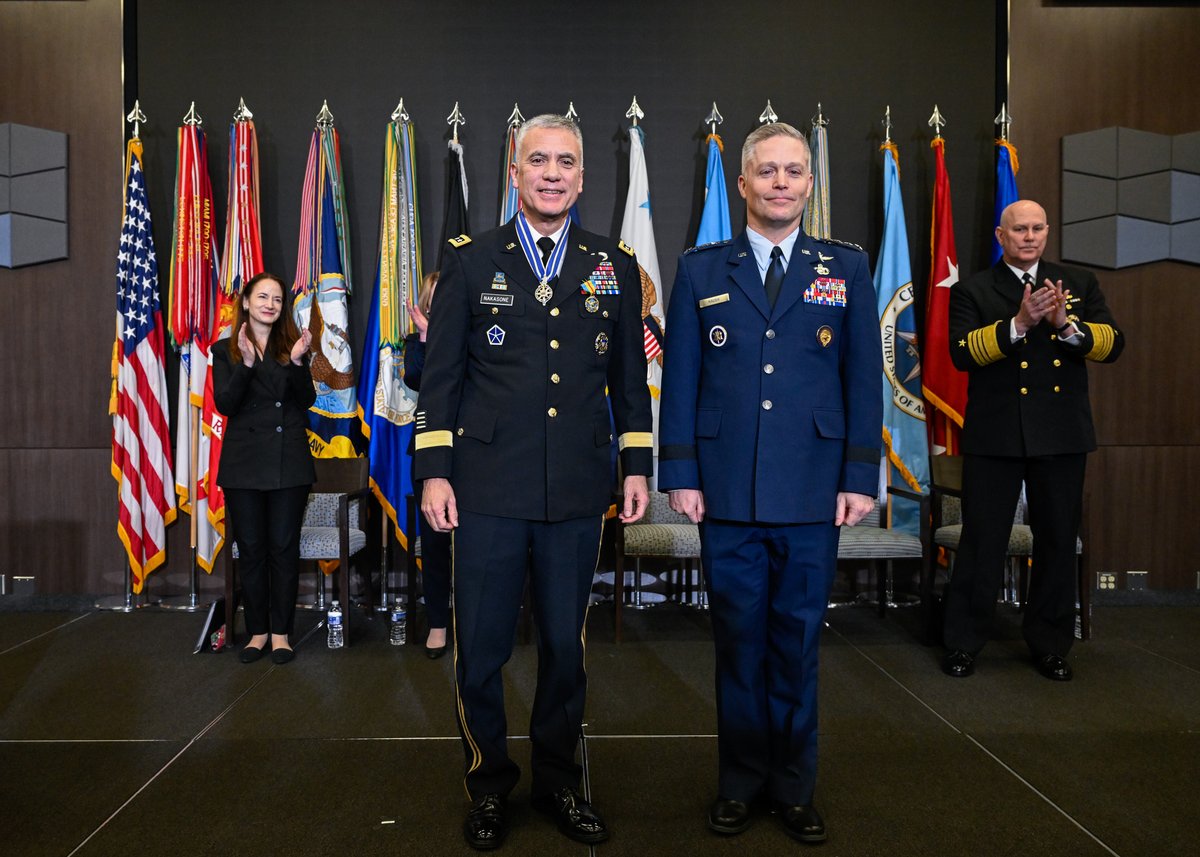 I am honored to assume the role of Commander, @US_CYBERCOM, Director, @NSAGov / Chief, CSS. We Win With People - I have immense trust and confidence in our people to successfully execute our consequential missions and protect our Nation.