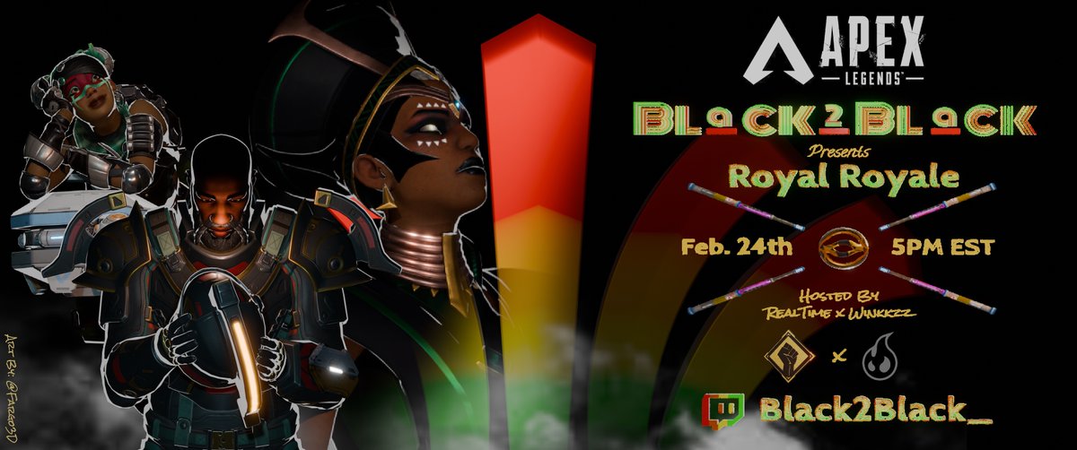 black2black__'s tweet photo. Black2Black Royal Royale
@black2black__  x @TeamInferno_GG  🔥🔥🔥🔥🔥
Saturday February 24th 5PM EST‼️

3 BR & 3 Random Royale

20 Black Captains will form teams with other members of the Black Community💚🖤❤️

Captain invites will be sent out soon!

Sign Up Here: https://t.co/DL9nL2UBig

We heard how much y'all loved our cookout the last time and HAD to comeback for Black History Month! We can't wait to spend time with ALL of our Melanated Kings & Queens!!!