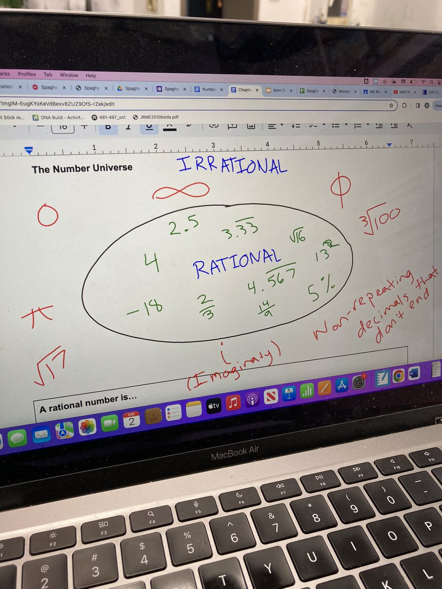 Nate W (@math_natew) on Twitter photo Impressed with grade 9 enthusiasm to end the week in a #thinkingclassroom. Gave numbers one at a time and a prompt to “make 2 categories of #”. Students first separated into whole or dec, then divided the decimals into groups. Only then did I introduce rational vs irrational #. Impressed with grade 9 enthusiasm to end the week in a #thinkingclassroom. Gave numbers one at a time and a prompt to “make 2 categories of #”. Students first separated into whole or dec, then divided the decimals into groups. Only then did I introduce rational vs irrational #.