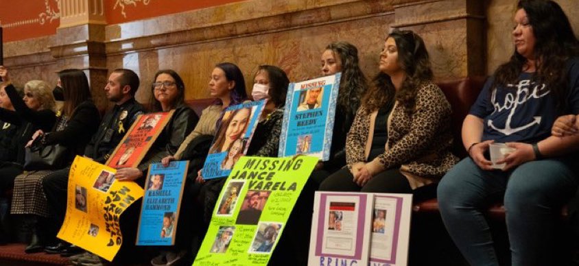 SenRhondaFields's tweet photo. Have you seen them? Today, #CoSenate passed “Missing Persons Day” resolution. A chance to shine light on hundreds of people in Colorado gone missing. We reaffirm our commitment to bring justice & answers to grieving families. The missing should not be forgotten. #coleg #copolitics