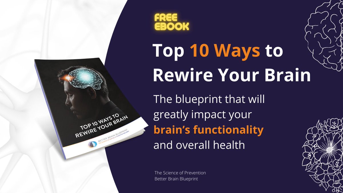 Taking the proper steps and implementing evidence-based strategies to rewire your brain can drastically improve the function of your brain starting TODAY. If you want to know how, here's a free blueprint: yx682.isrefer.com/go/bbb10ways/g…