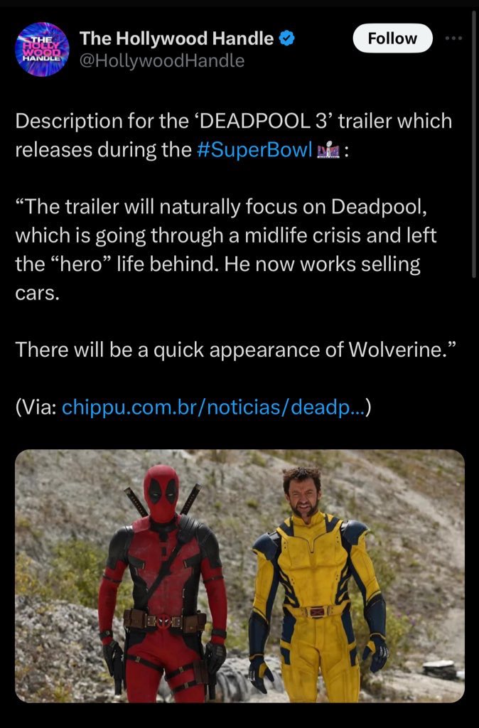 Geeky on X: Seems we will pick up where Deadpool has been and in the end  Wolverine will show up. Rumored some X-men cameos as well for hype Source  in photos  /