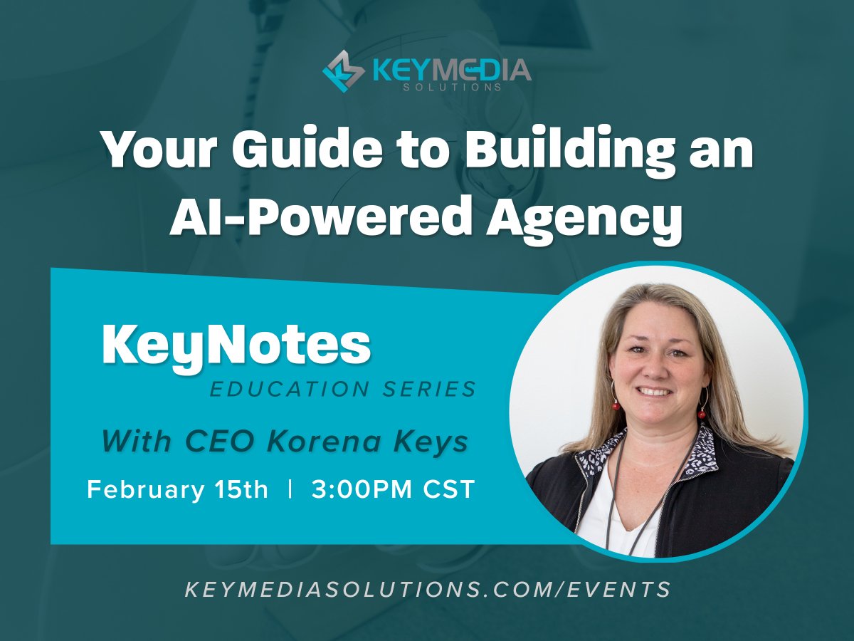 Don’t let the fear of something new stop you from running your business smarter and more efficiently. Our next session of KeyNotes will be presented by our own CEO, Korena Keys!

Join us as she reveals how you can automate your business and gain higher ROI by utilizing the pow...