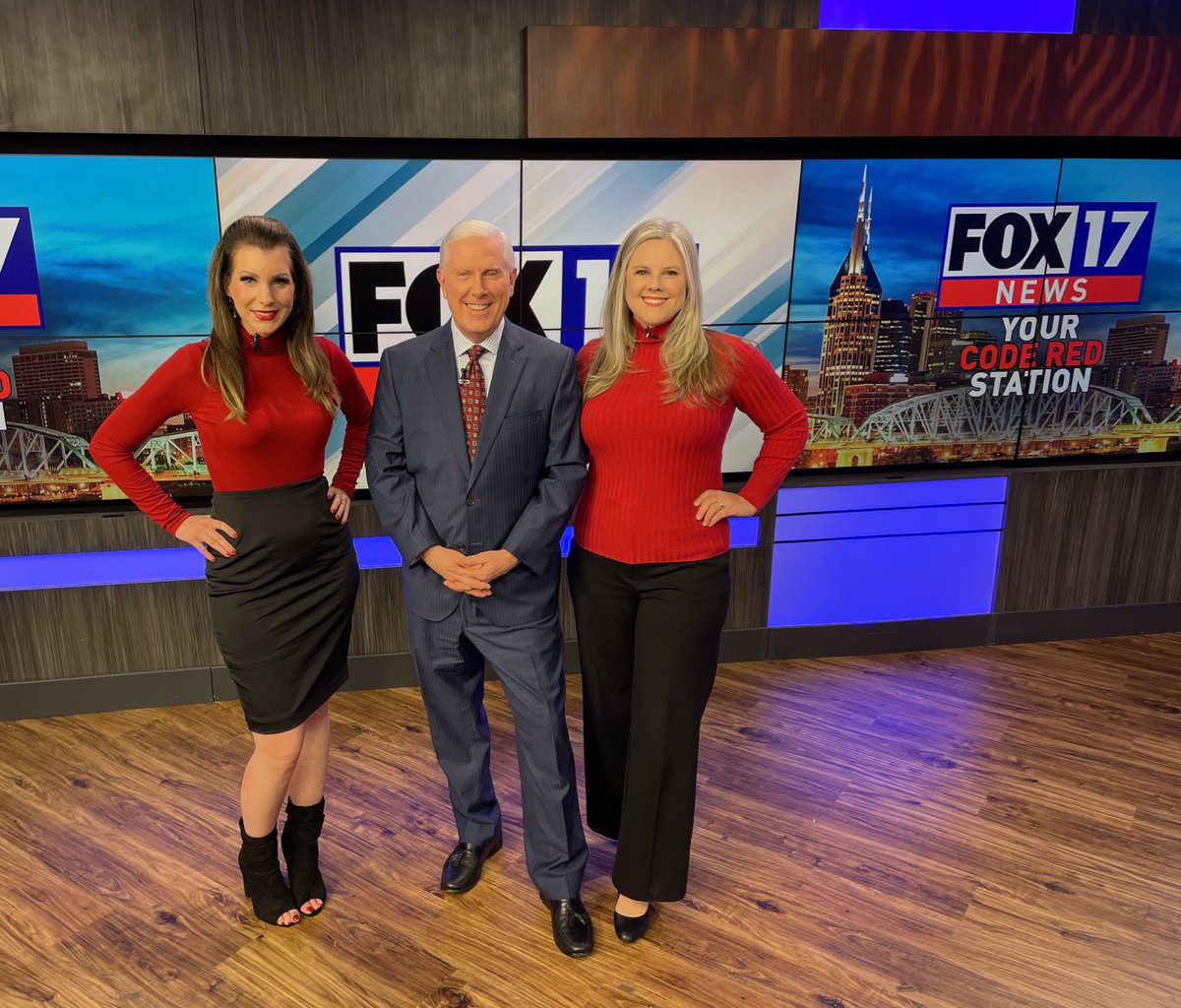 katymorganwx's tweet photo. Wearing our red for #GoRedForWomen day! @American_Heart #NashgoRed https://t.co/6fPyErhtyZ
