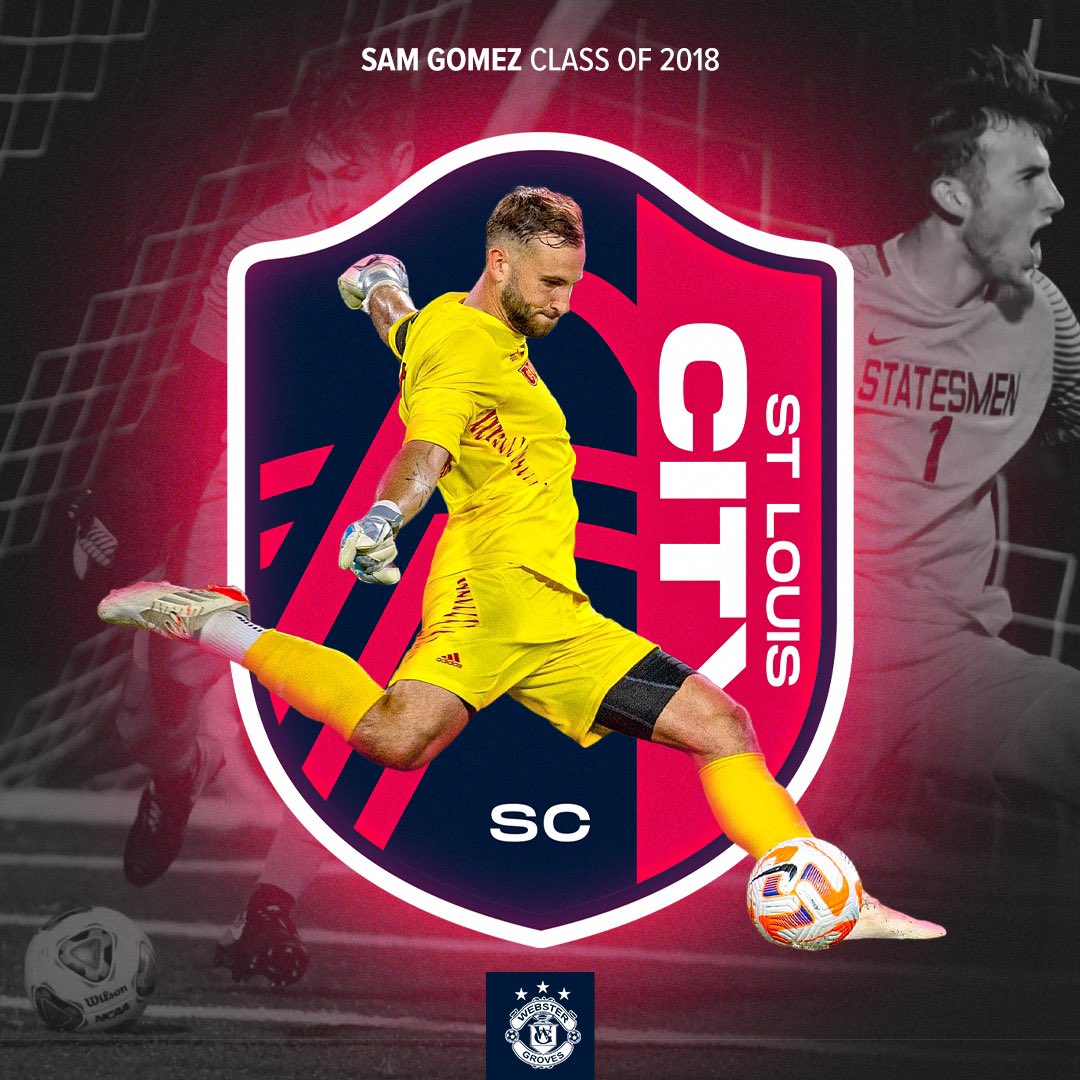 Congrats to Sam Gomez (Class of 2018) on signing a contract with <a href="/stlCITYsc/">St Louis CITY SC</a> !