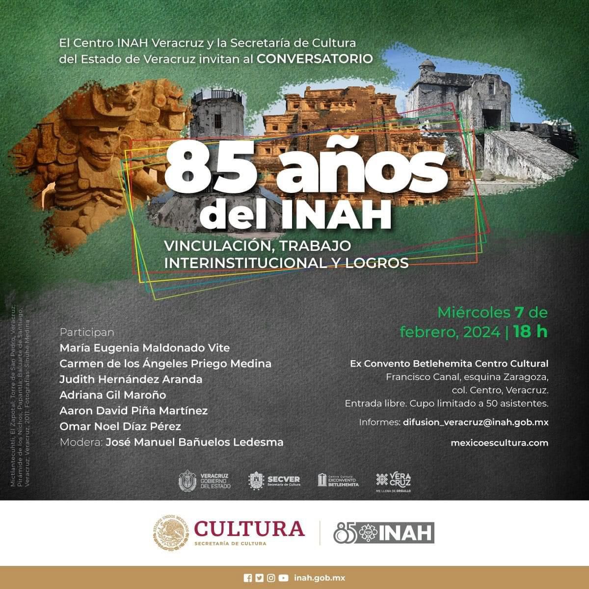 ElMercurioVer's tweet photo. El trabajo del @INAHVeracruz en el contexto del México actual: a ver cómo se pone en el #Ivec hoy Secretaría de Cultura @SECVERoficial Por cierto esta cuenta @CulturaVeracruz aunque usa el logo del desaparecido Ivec no es de ellos, no es oficial, nos confirman. #OjoAlDato https://t.co/KsQ9CfC150