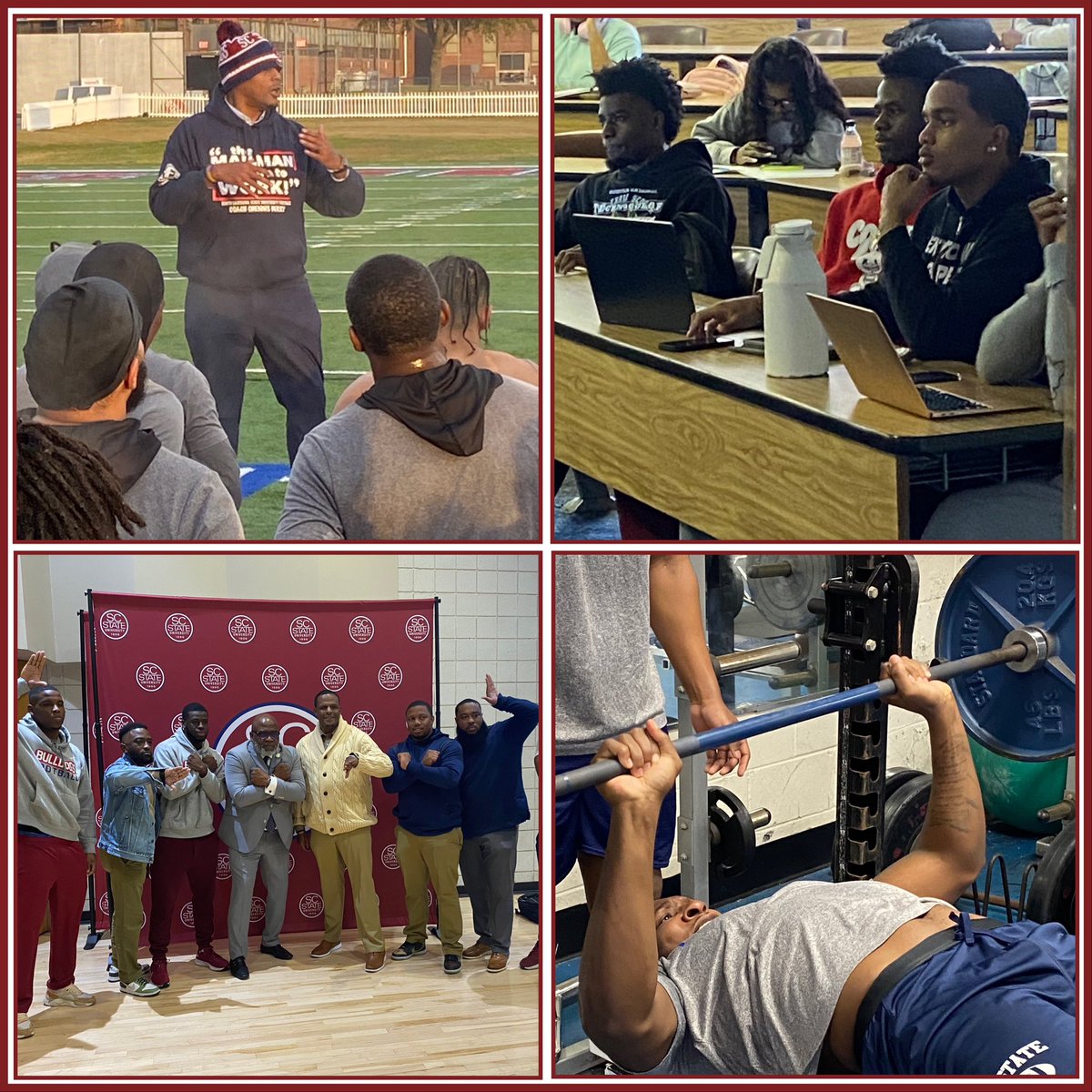Go Dogs!

Great week!

✅We Educate Wednesdays
✅Players in the 1st 3 Rows of class
✅100% Study Hall Attendance 
✅Weights
✅Team Run
✅Commitments

Dig Deep with Bulldog Tenacity!

#fearthebite
#bitedown 
#PayTheFEE
#CWCW
#DOG