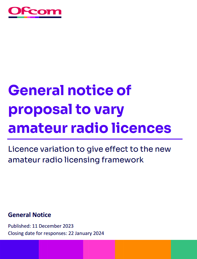 ChelmsfordARS's tweet photo. Join us on Tue 7:30pm, at CARS, when @theRSGB  Spectrum Chair Murray, G6JYB will give an update on the Ofcom Licence Review and implications.  The meeting begins with a VHF hands-on session using the club’s new antenna. Refreshments and a raffle will also feature. All are welcome https://t.co/JIKa87H82i