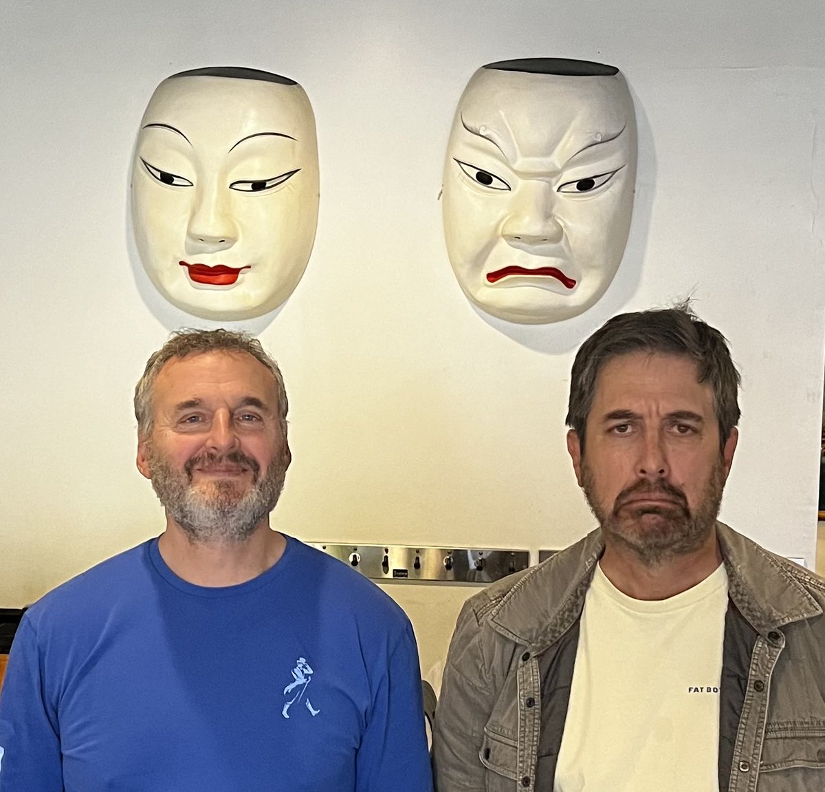 ⁦<a href="/PhilRosenthal/">Phil Rosenthal</a>⁩ and Raymond at lunch!