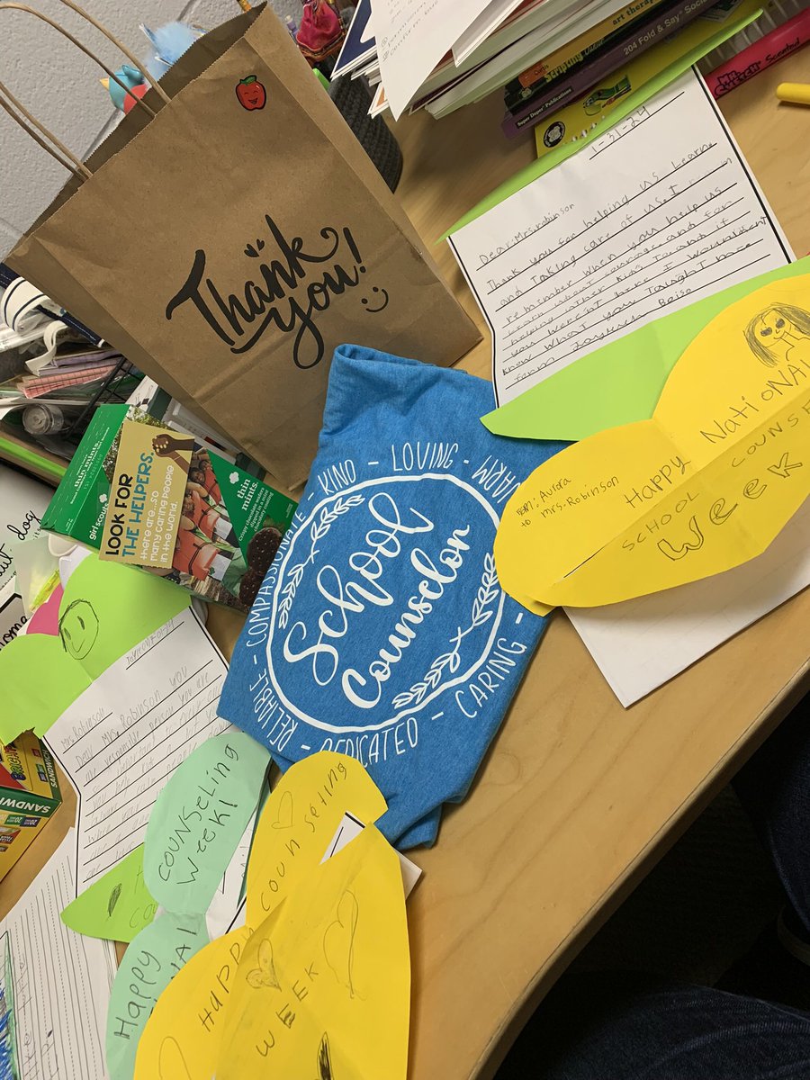 What a blessed School Counselors Week for @Mrs_Zambuto and I! Thank you for the appreciation! I feel so honored to work for our Wildcat community each and every day! 💜@HumbleISD_HE #kindcats