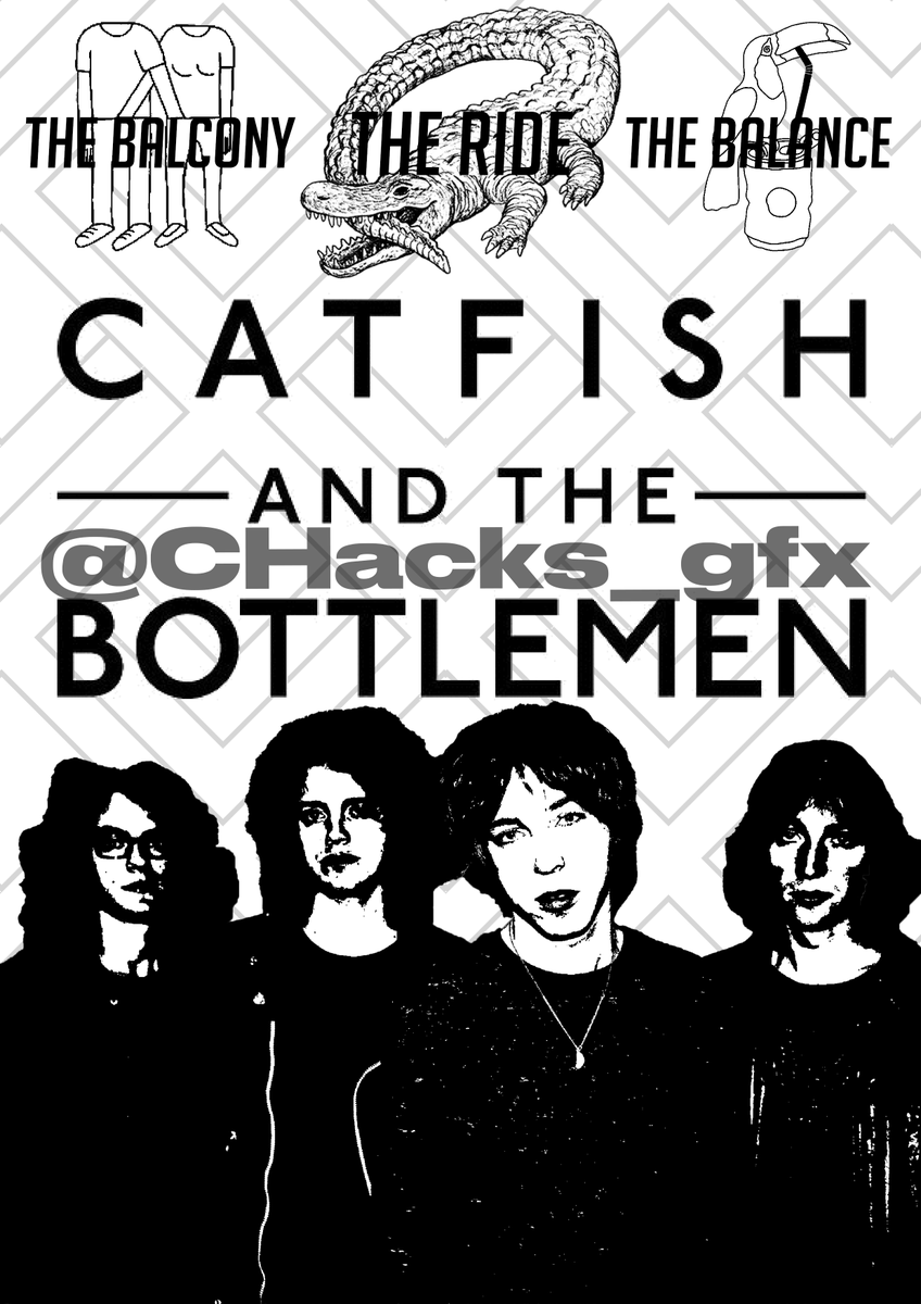 Just made a poster for @thebottlemen :) #catfishandthebottlemen #reading2024 #leeds2024 #readingfestival #graphics #art #musicart