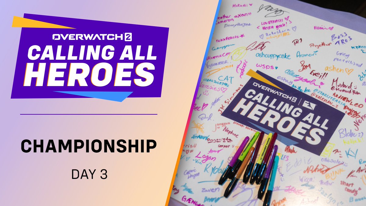 A full year's circuit - every tournament, every teamfight - has brought our final teams here. The third and final day of the 2023-24 #CallingAllHeroes Championship starts NOW! 📺twitch.tv/playoverwatch