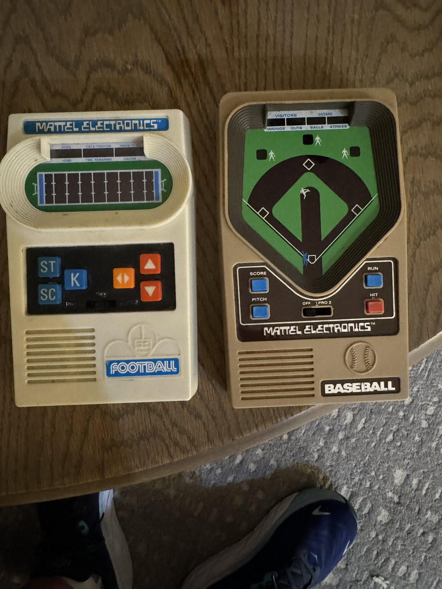 Found these in the back of my closet. I played these bad boys for hours back in the early ‘80’s.  And they still work!  <a href="/Mattel/">MATTEL</a>