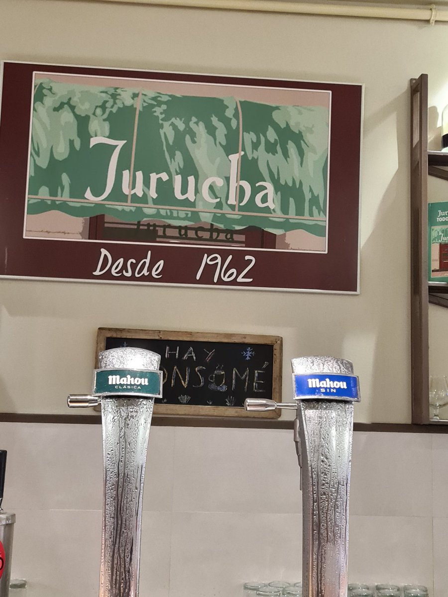 charlitfe's tweet photo. No me ha sorprendido nada Jurucha, las croquetas de jamón es que son brutales, cremosidad y sabor. Buenísima su barra!
#jurucha #Madrid https://t.co/zMdOmGU6mv