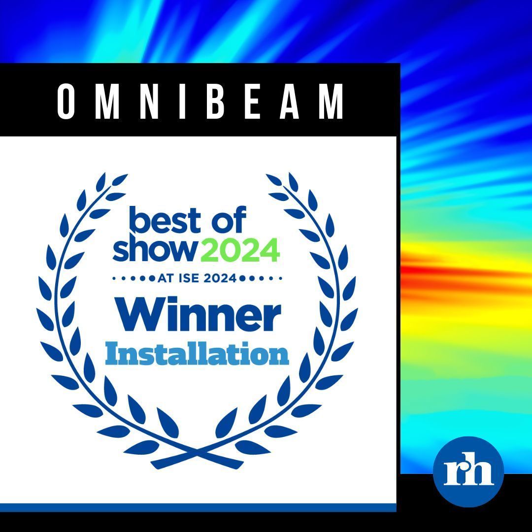 RenkusHeinz's tweet photo. That's a wrap for @ISE_Show 2024 — and what a high to end on! We're honored to announce that OmniBeam has won a Best of Show award in the Installation category.
#RenkusHeinz #TheSoundSolution #ISE2024 #proaudio #proav #avtweeps #ISE20Years https://t.co/HmYxsWUYDU