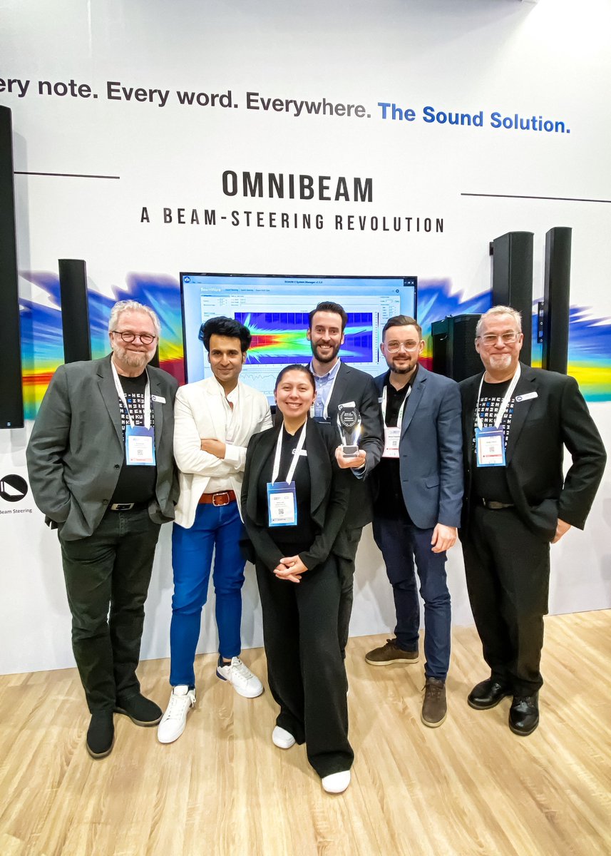 RenkusHeinz's tweet photo. That's a wrap for @ISE_Show 2024 — and what a high to end on! We're honored to announce that OmniBeam has won a Best of Show award in the Installation category.
#RenkusHeinz #TheSoundSolution #ISE2024 #proaudio #proav #avtweeps #ISE20Years https://t.co/HmYxsWUYDU