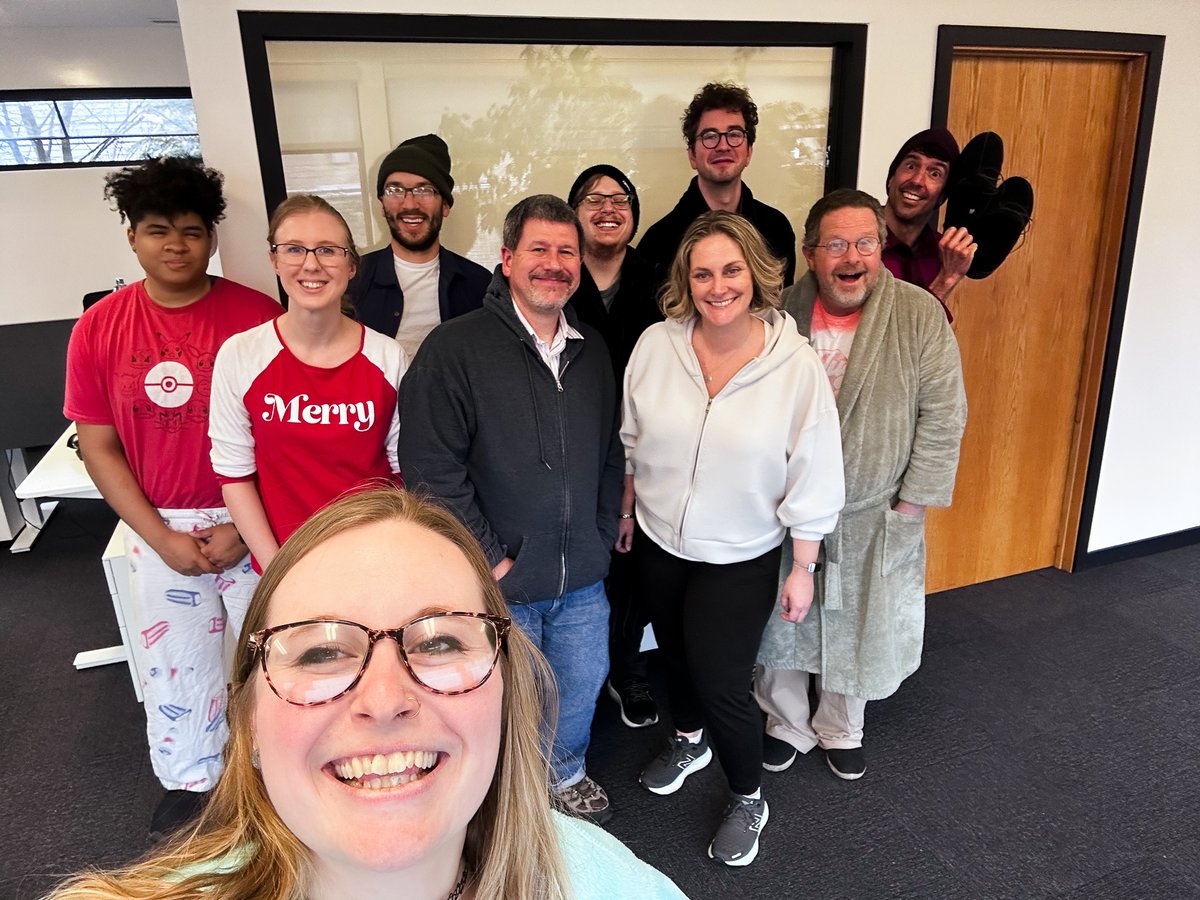 sylvertweets's tweet image. Last week was #NationalHaveFunatWorkDay 🥳 We all visited the office in our pajamas. Everyone received a personalized goodie bag with their favorite treats. We ordered catering from Pita Inn for lunch and played some competitive Pictionary. Such a fun day!