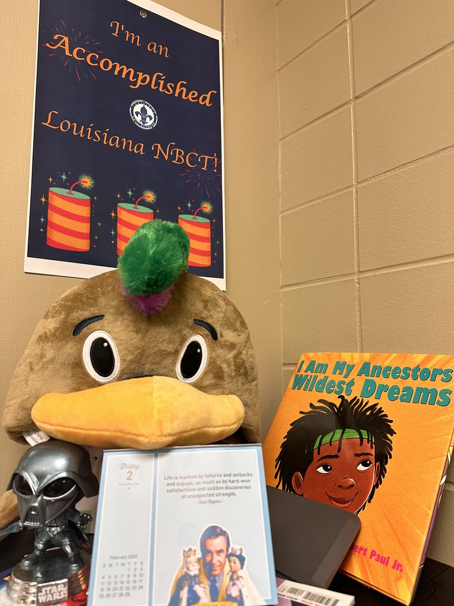 <a href="/LouisianaNBCT/">LouisianaNBCTs</a> visited my school today to celebrate my <a href="/nbpts/">National Board</a> re-certification-called Maintenance Of Certification (MOC). I am so honored to learn &amp; grow w/Principal Dorsey’s visionary leadership.  It’s nice to be appreciated.  TY/ <a href="/DoloresZenon/">Dr. Dolores Cormier-Zenon,NBCT</a> for #NBCTCaravan #TeacherLeader