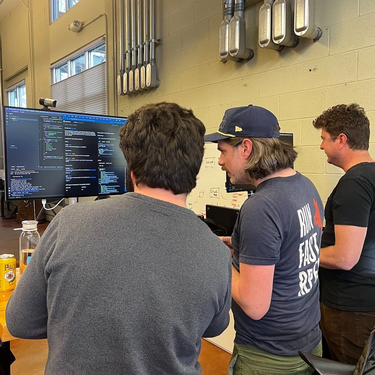 initialcapacity's tweet image. when the whole team comes to town, we can't help but have a good old fashioned coding competition! before our holiday party, we went head to head to see what team could build the best app in 2 hours. #PairProgramming #CodingChallenge