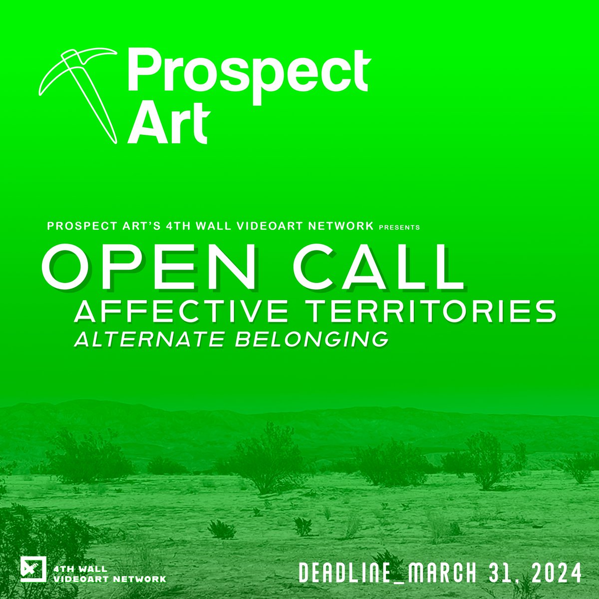 Open Call for Video Art - Due March 31 #opencall #pencallforartists prospectart.org/4th-wall-2024-…