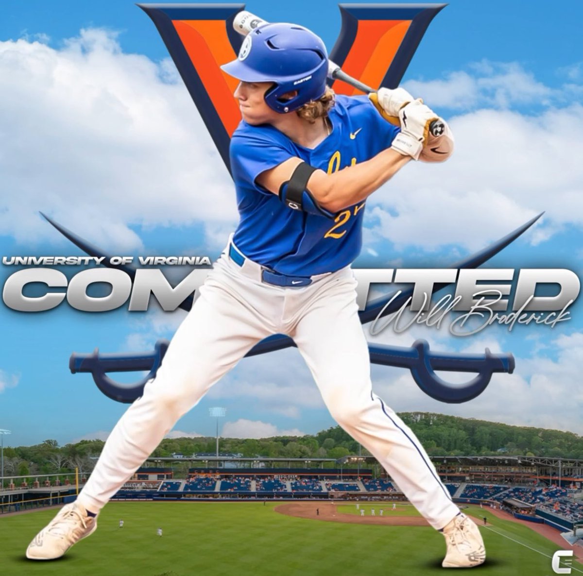 Will Broderick (@willbroderickah) on Twitter photo I’m blessed to announce that I will be furthering my academic and athletic career at the University of Virginia! I would like to thank my family, friends, and teammates for making me the player I am today! #Gohoos
<a href="/coachrittimann/">Coach Rittimann</a> <a href="/CoachJoeyBoyd/">Joey Boyd</a> <a href="/stsliders/">South Texas Sliders</a> I’m blessed to announce that I will be furthering my academic and athletic career at the University of Virginia! I would like to thank my family, friends, and teammates for making me the player I am today! #Gohoos
<a href="/coachrittimann/">Coach Rittimann</a> <a href="/CoachJoeyBoyd/">Joey Boyd</a> <a href="/stsliders/">South Texas Sliders</a>