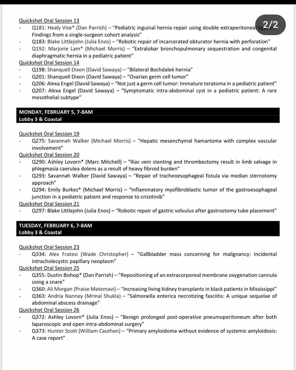 33 presentations at #SESC 2024 is amazing <a href="/ummcsurgery/">UMMC Surgery</a> . Way to represent!