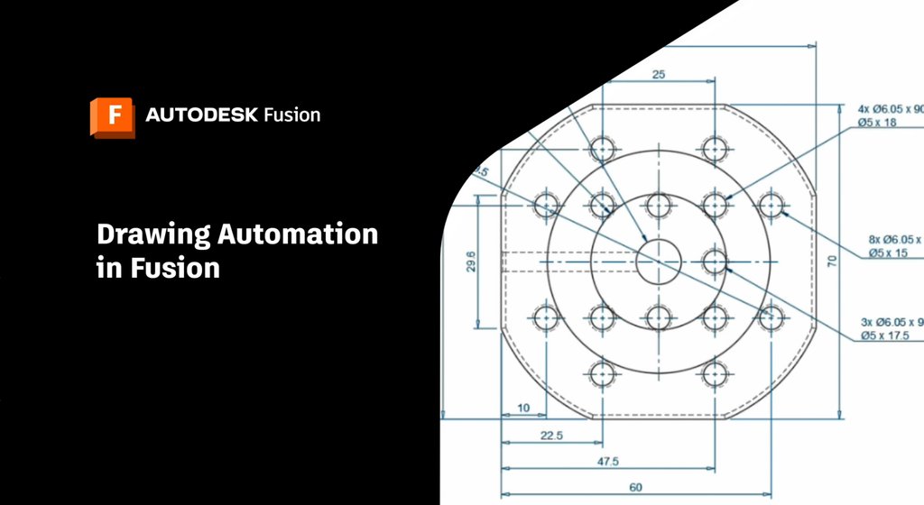 BIG NEWS! 📰 Autodesk Fusion has drawing automation!! Learn more in this YouTube video: youtu.be/3DkUlbgnw-8