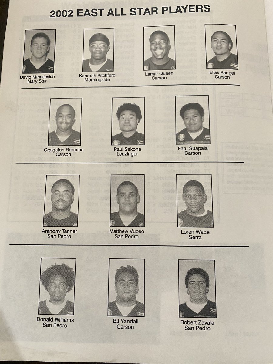 BrothaCraig's tweet photo. #SuperThrowback - congrats to all the guys competing in the annual @LionsAllstar game this weekend. I was fortunate to play in the game many moons ago, being able to represent the city of Carson & the entire South Bay. And by the looks of this film quality, Iβm freakin old π https://t.co/eMbKiuNbLu