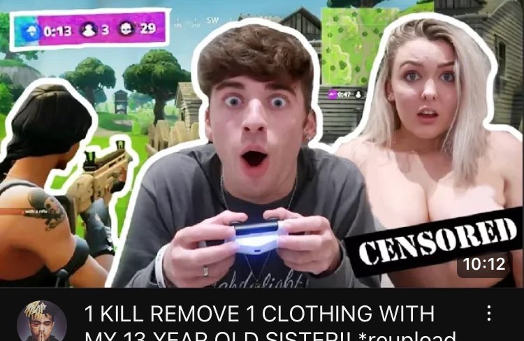 Bad Youtube content tweet media