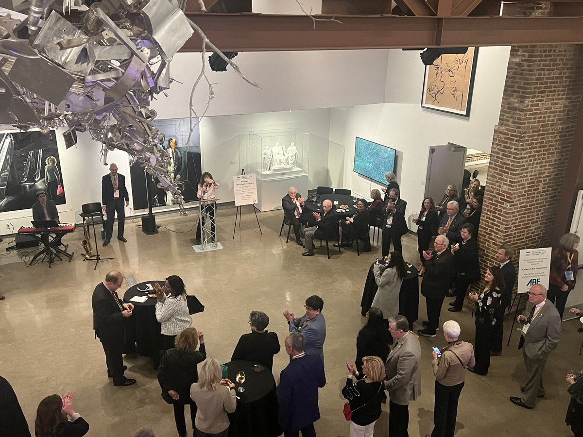 Checking in from the Opening Reception - National Fellows Chair Laura Farber is welcoming the crowd and thanking our wonderful sponsors!